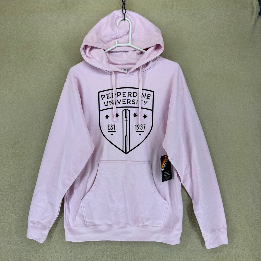 USCAPE APPAREL‎ Pink Pepperdine University Est 1937 Hoodie Sweatshirt Size M